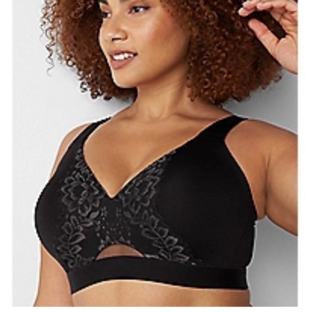 Lane Bryant Cacique Comfort Bliss Lightly Lined No Wire Bra 38DDD. NWT.